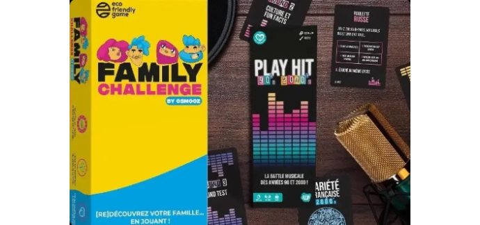 Europe1: 1 lot de 3 jeux de société à gagner