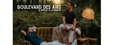 TF1: 5 lots comportant 1 album CD "Je rentre à la maison" de Boulevard des airs + 1 carnet à gagner