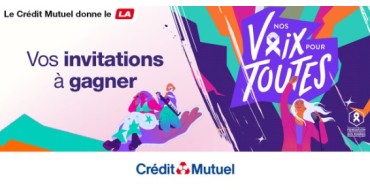 Riffx: 10 lots de 2 invitations pour le concert "Nos Voix Pour Toutes" à gagner