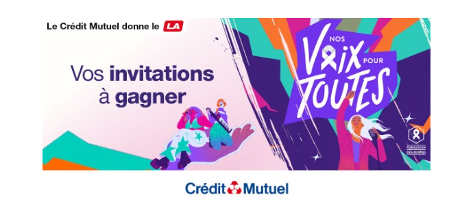Riffx: 10 lots de 2 invitations pour le concert "Nos Voix Pour Toutes" à gagner