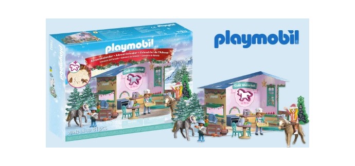 Femme Actuelle: 10 calendriers de l'Avent Playmobil "Pâtisserie de Noel" à gagner