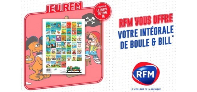 RFM: 1 intégrale des 46 albums BD de "Boule et Bill" à gagner
