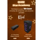 Télé Loisirs: 1 enceinte Klipsch Miam et 2 enceintes Klipsch Detroit à gagner