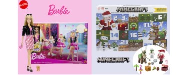 Femme Actuelle: 1 calendrier de l'avent Minecraf + 1 calendrier de l'avent Barbie Fashionista à gagner