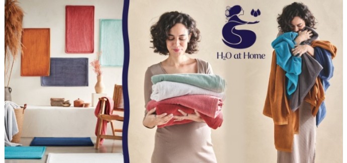 Voici: 10 kits linge de bain H2O at Home à gagner