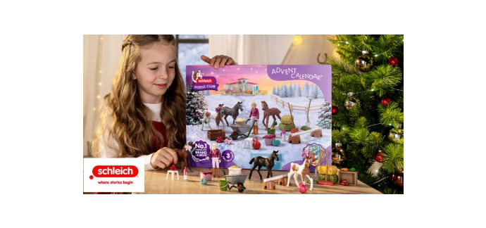 Femme Actuelle: 10 calendriers de l'Avent Schleich Horse Club à gagner