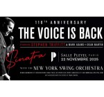 Europe1: Des invitations pour le spectacle "The Voice is Back - Frank Sinatra 110th Anniversary" à gagner