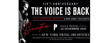 Europe1: Des invitations pour le spectacle "The Voice is Back - Frank Sinatra 110th Anniversary" à gagner