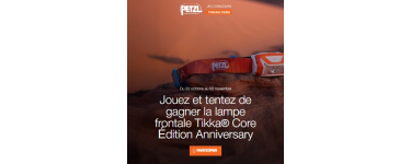 Chullanka: 1 lampe frontale Tikka Core Anniversary à gagner