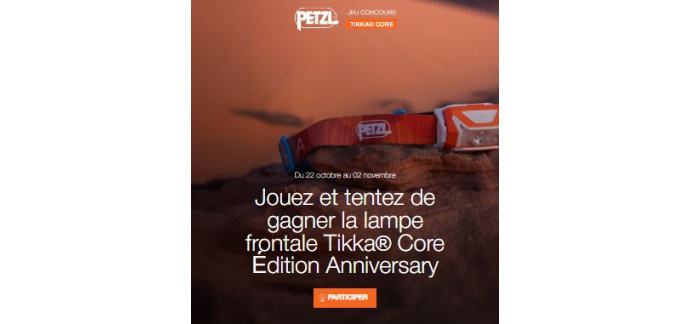 Chullanka: 1 lampe frontale Tikka Core Anniversary à gagner