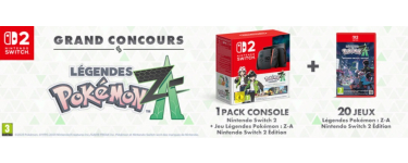 Le Journal de Mickey: 1 console Nintendo Switch 2 + le jeu "Légendes Pokémon" à gagner