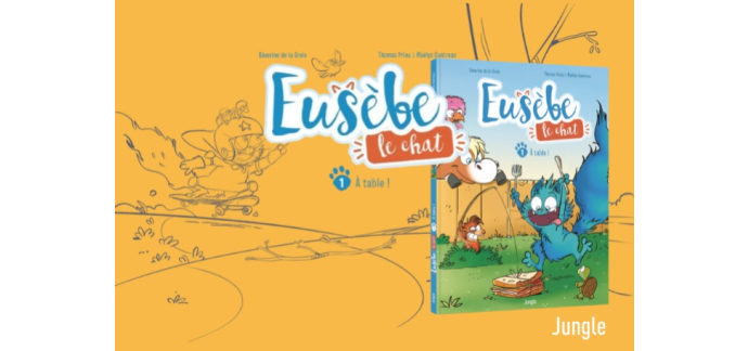 Citizenkid: 5 albums BD "Eusèbe le chat" à gagner