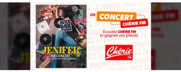Chérie FM: 1 lot de 2 invitations pour le concert de Jenifer à gagner
