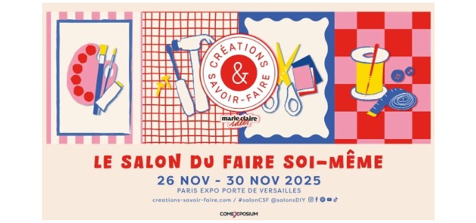 Notre Temps: 25 lots de 2 entrées pour le salon "Créations & savoir-faire" à gagner