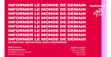 Arte: 1 lot de 2 invitations pour la soirée concert du festival RSF à gagner