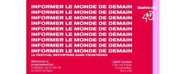 Arte: 1 lot de 2 invitations pour la soirée concert du festival RSF à gagner