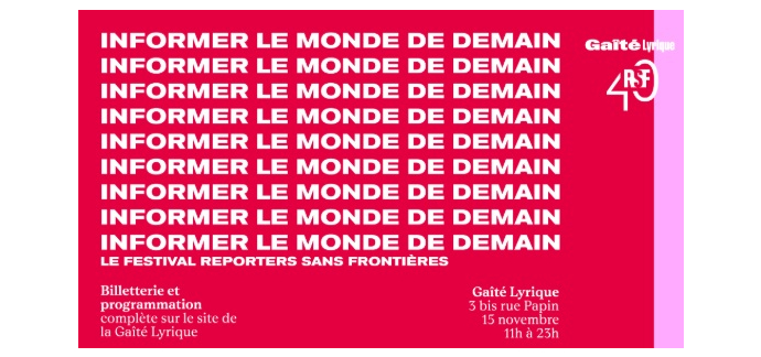 Arte: 1 lot de 2 invitations pour la soirée concert du festival RSF à gagner