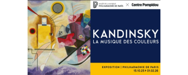 Arte: 10 lots de 2 entrées pour l'exposition "Kandinsky la musique des couleurs" à gagner