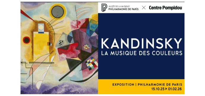 Arte: 10 lots de 2 entrées pour l'exposition "Kandinsky la musique des couleurs" à gagner