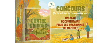 Familiscope: 10 livres "4 saisons en pleine nature" à gagner