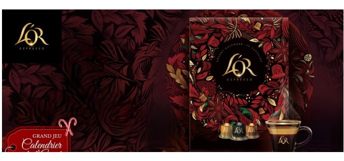 Cuisine Actuelle: 10 calendriers de l'Avent Caf&eacute; L&rsquo;OR &agrave; gagner