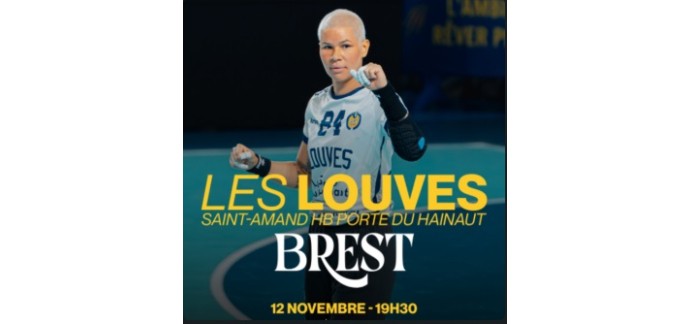 Weo: 1 lot de 2 invitations pour le match handball féminin Saint-Amand-les-Eaux / Brest à gagner