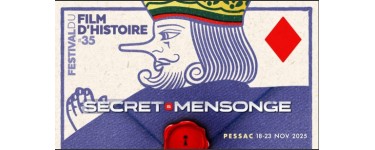 Arte: 5 lots de 2 invitations pour le Festival du film d'Histoire à Pessac à gagner