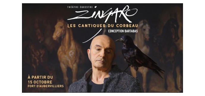 Arte: 3 lots de 2 invitations pour le spectacle "Les Cantiques du Corbeau" à gagner