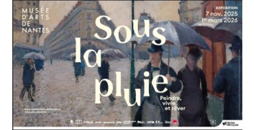 Arte: 20 lots de 2 entrées pour l'exposition "Sous la pluie. Peindre, vivre et rêver" à gagner