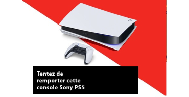 Challenges: 1 console de jeux PS5 à gagner