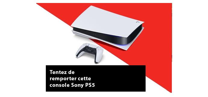 Challenges: 1 console de jeux PS5 à gagner
