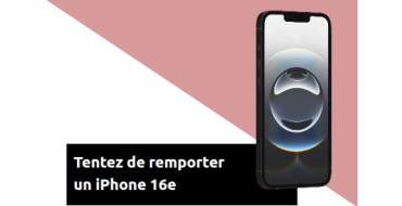 Marie Claire: 1 iPhone 16e à gagner