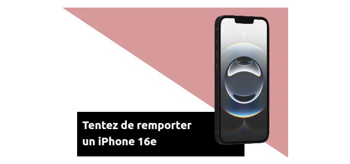 Marie Claire: 1 iPhone 16e à gagner