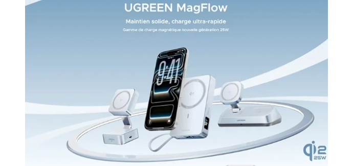 RoxArmy: 3 chargeurs MagFlow à induction Qi2 25w à gagner