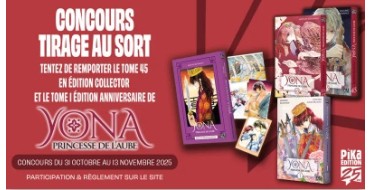 Pika Edition: 3 lots de 2 mangas "Yona Princesse de l'Aube" à gagner