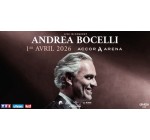 TF1: 3 lots de 2 invitations pour le concert d'Andrea Bocelli à Paris à gagner
