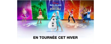 Familiscope: 3 lots de 4 invitations pour le spectacle "Disney sur glace" à gagner
