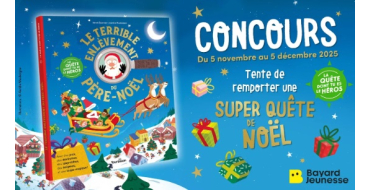 Familiscope: 5 livres jeunesse "La quête dont tu es le héros : Le terrible enlèvement du Père Noël" à gagner