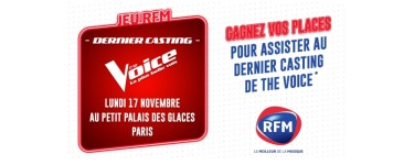 RFM: Des invitations pour l'open mic "The Voice" à gagner