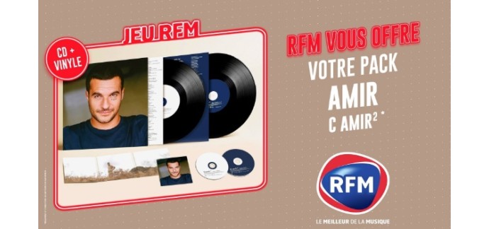 RFM: 1 pack CD et Vinyle d'Amir &agrave; gagner