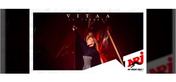 NRJ: 9 lots de 2 invitations pour le concert de Vitaa à gagner