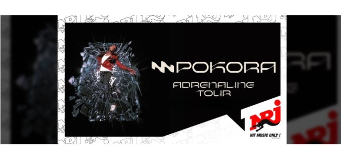 NRJ: 6 lots de 2 invitations pour le concert de M Pokora à gagner