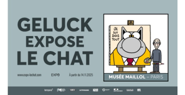 TF1: 5 lots comportant 2 entrées pour l'exposition "Geluck expose Le Chat" à Paris à gagner