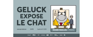 TF1: 5 lots comportant 2 entrées pour l'exposition "Geluck expose Le Chat" à Paris à gagner