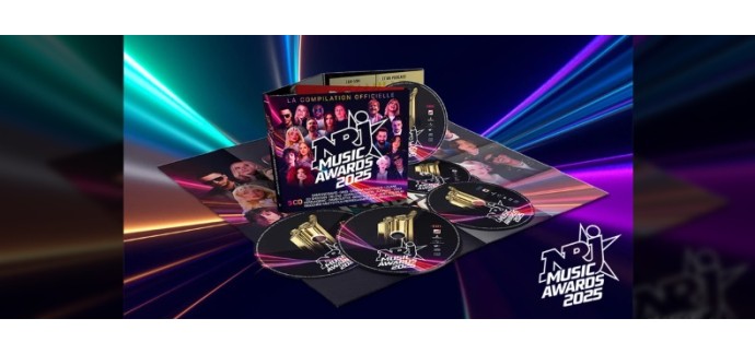 NRJ: Des coffrets CD de la compilation "NRJ Music Awards 2025" à gagner