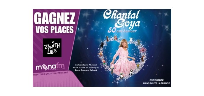 Mona FM: Des invitations pour le concert de Chantal Goya à gagner