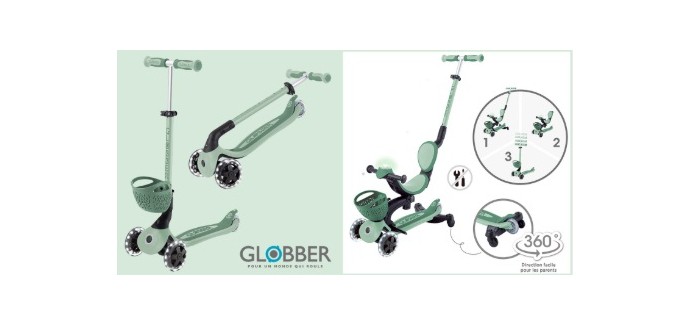 Femme Actuelle: 7 trottinettes Go Up Baby 360 Lights à gagner