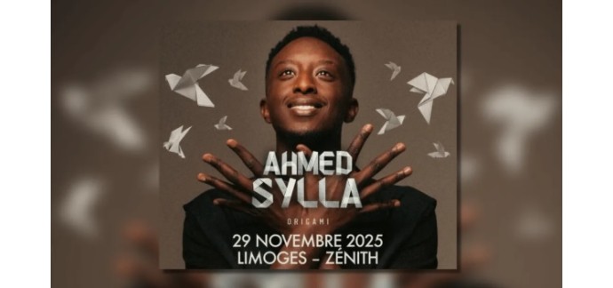 Alouette: Des invitations pour le spectacle d'Ahmed Sylla à Limoges à gagner