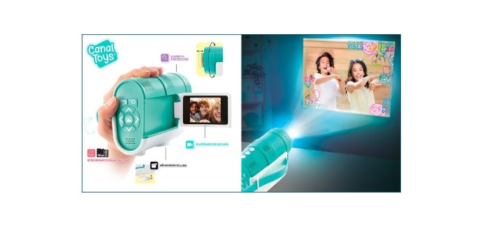 Femme Actuelle: 8 caméras projecteur 3-en-1 Canal Toys à gagner