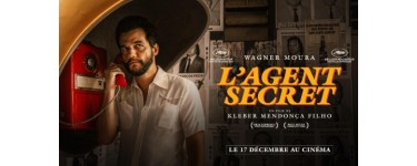 Arte: 3 lots de 2 places de cinéma pour le film "L’agent secret" à gagner